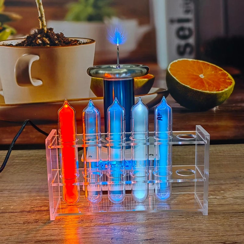 Joytech 5PC Noble Gases Tube Glass Sealed Rare Gases Neon Light Tesla Coil Demonstration Prop Scientific Exhibition SS22 - Image 3